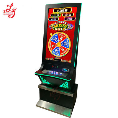 Crazy Money Gold Video Slot Game Touch Screen Video Slot Games Machines For Sale