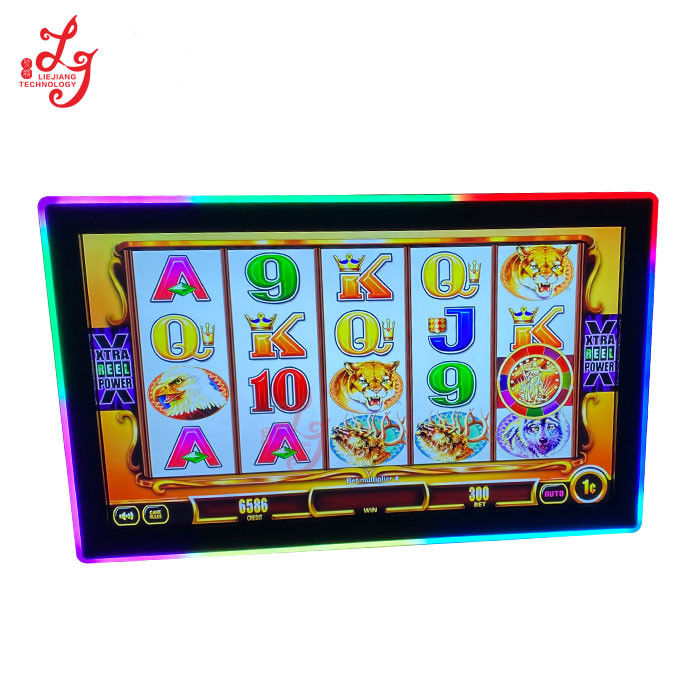 Buffalo Gold Slot Infrared Touch Screen 32 43 Inch Monitors With LED Lights For Lol Gold Touch Game Machines