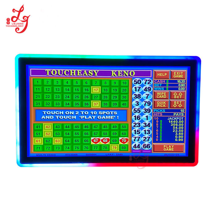 Texas Keno Touch easy Keno Slot Keno PCB Boards 22 19 Inch Touch Screen Game Machines